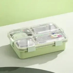 Green Color Big Size Tiffin Box